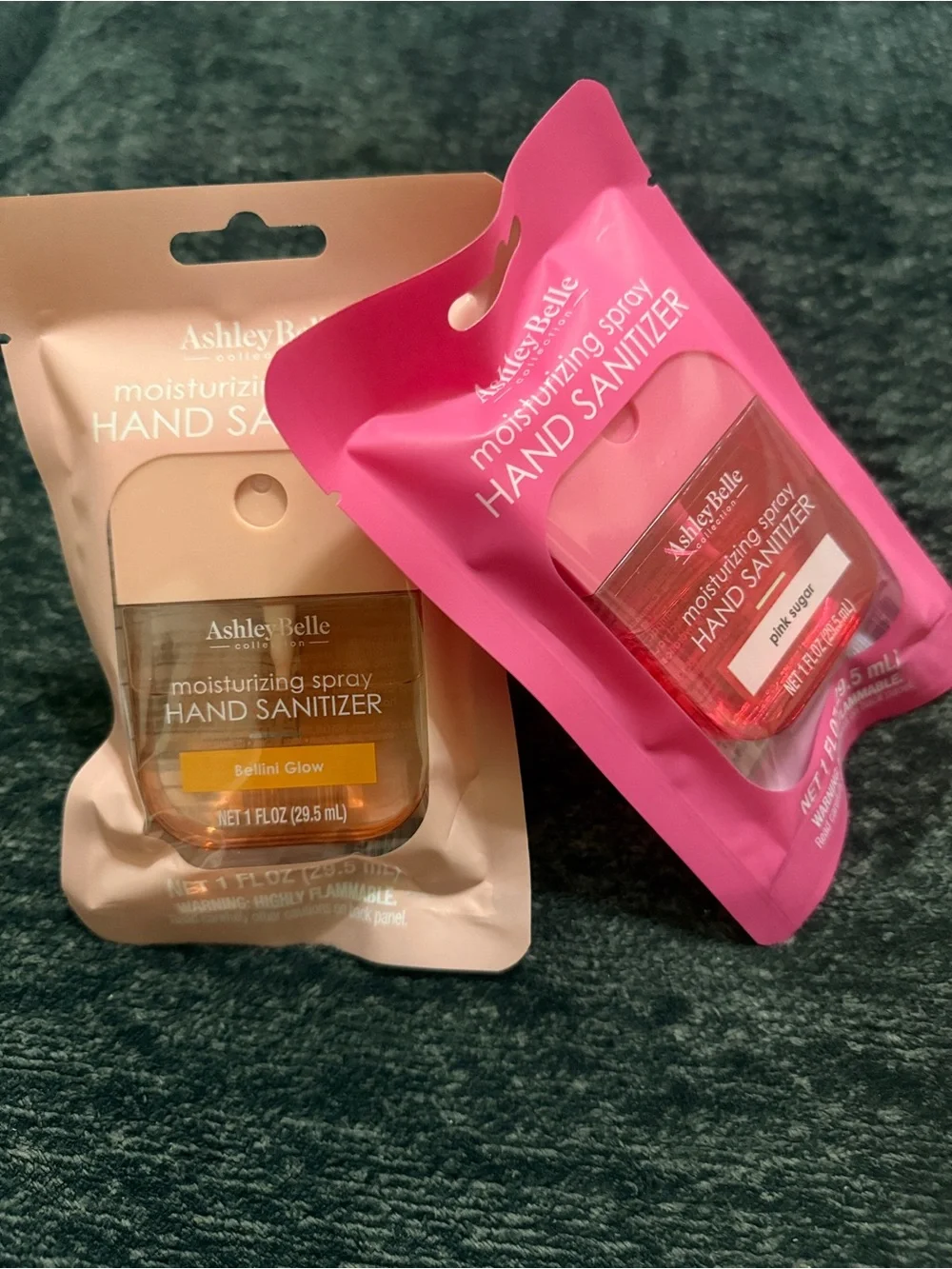 Moisturizing Spray Hand Sanitizers - Bellini Glow & Pink Sugar
